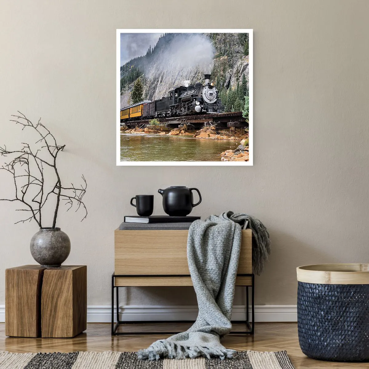 Poszter - Hova? Hova? - 60x60 cm