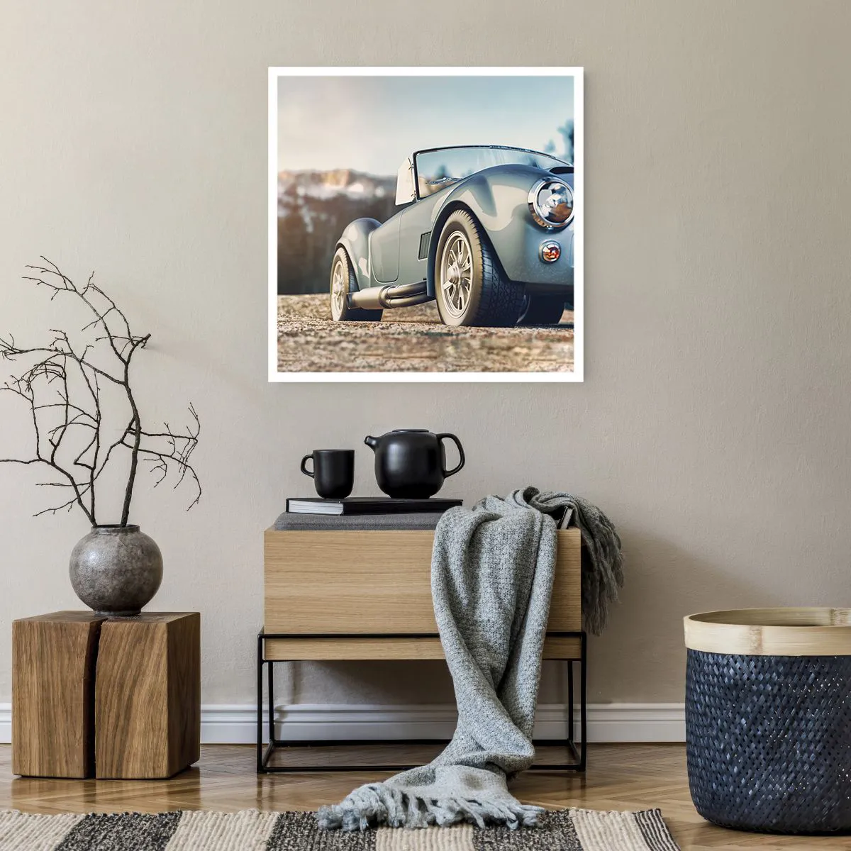 Poster - Denn Stil zählt - 60x60 cm