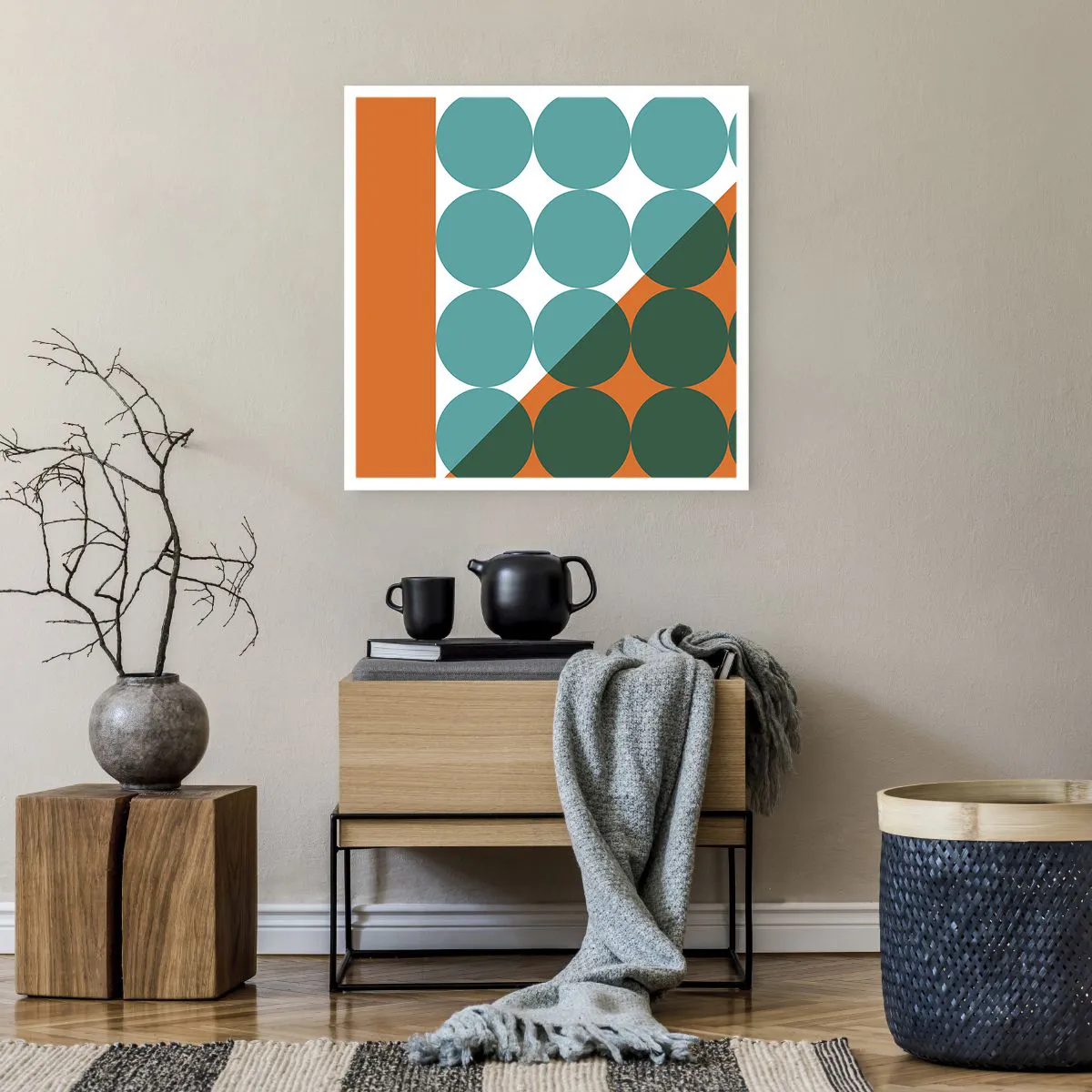 Poszter - Felfelé és átlósan - 60x60 cm