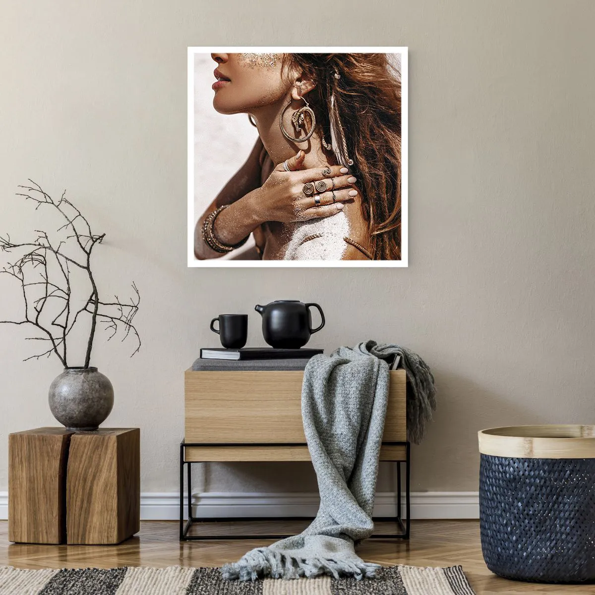 Póster - Reina de la playa salvaje - 60x60 cm