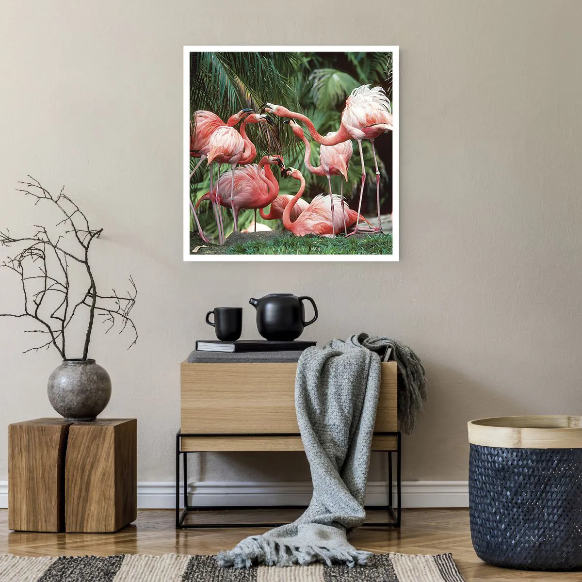 Poster - Afternoon Gossip - 60x60 cm