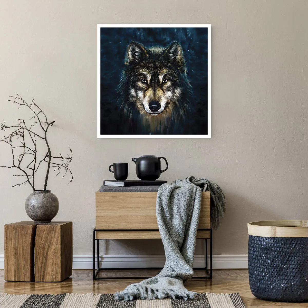 Poster - Alfa? en omega - 60x60 cm