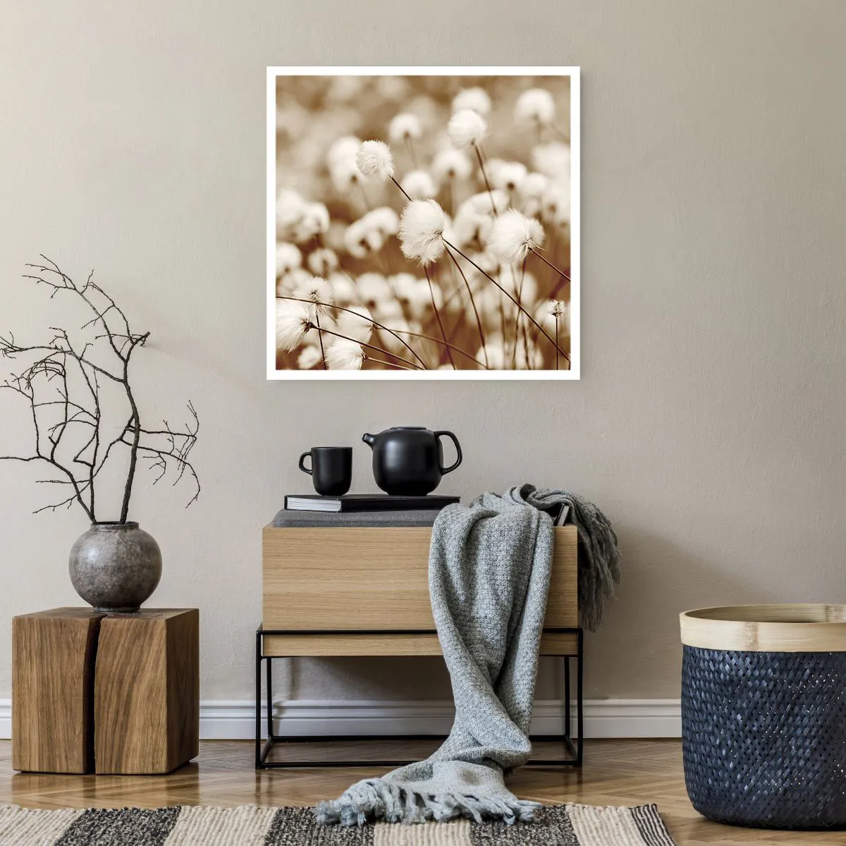 Plakat - Puszysty łan - 60x60 cm