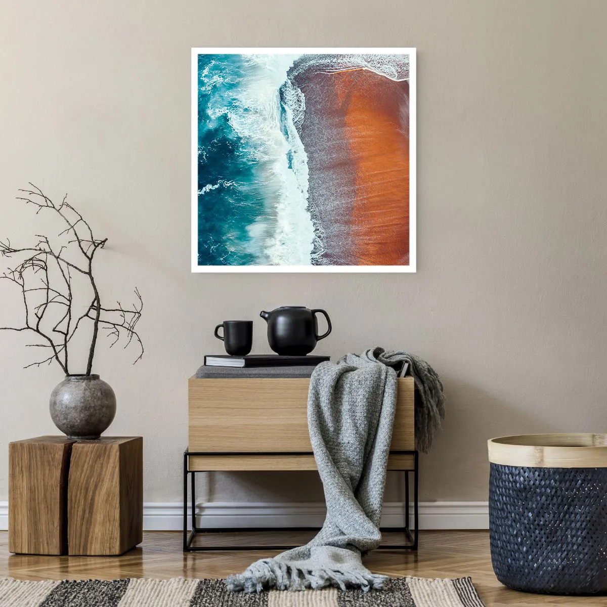 Plakat - Dotyk oceanu - 60x60 cm