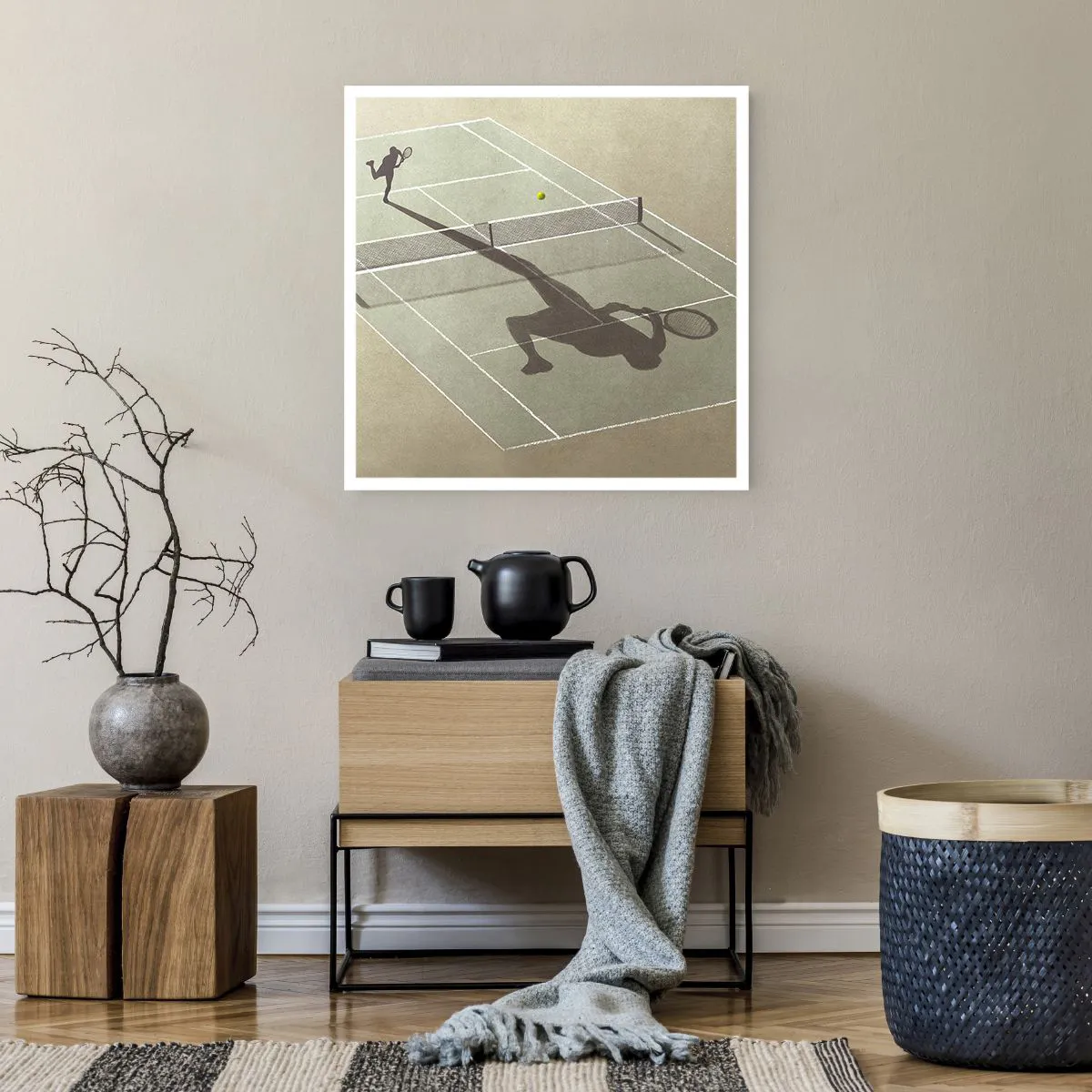 Plakat - Pokonać siebie - 60x60 cm