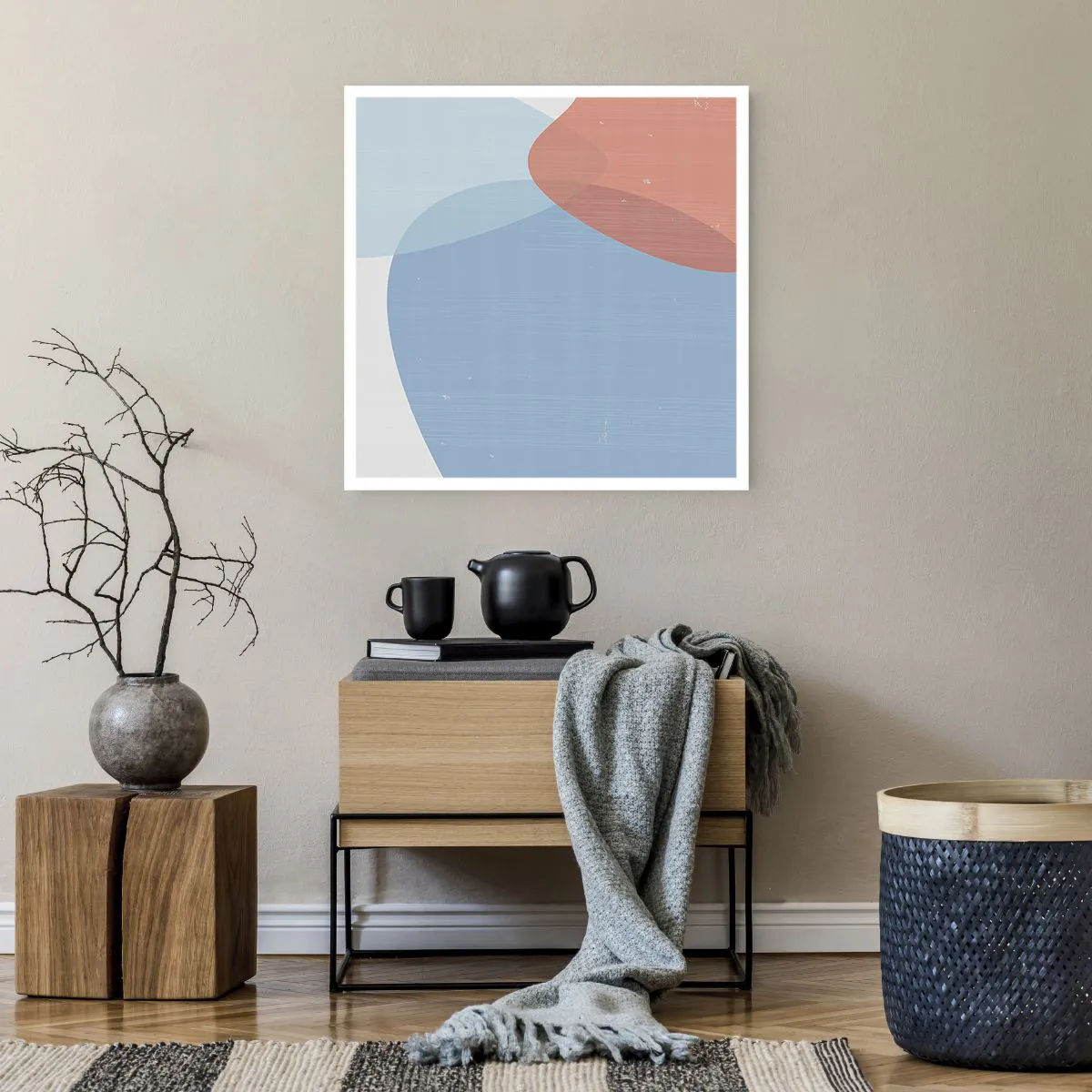 Poszter - Pasztell kapcsolatok - 60x60 cm