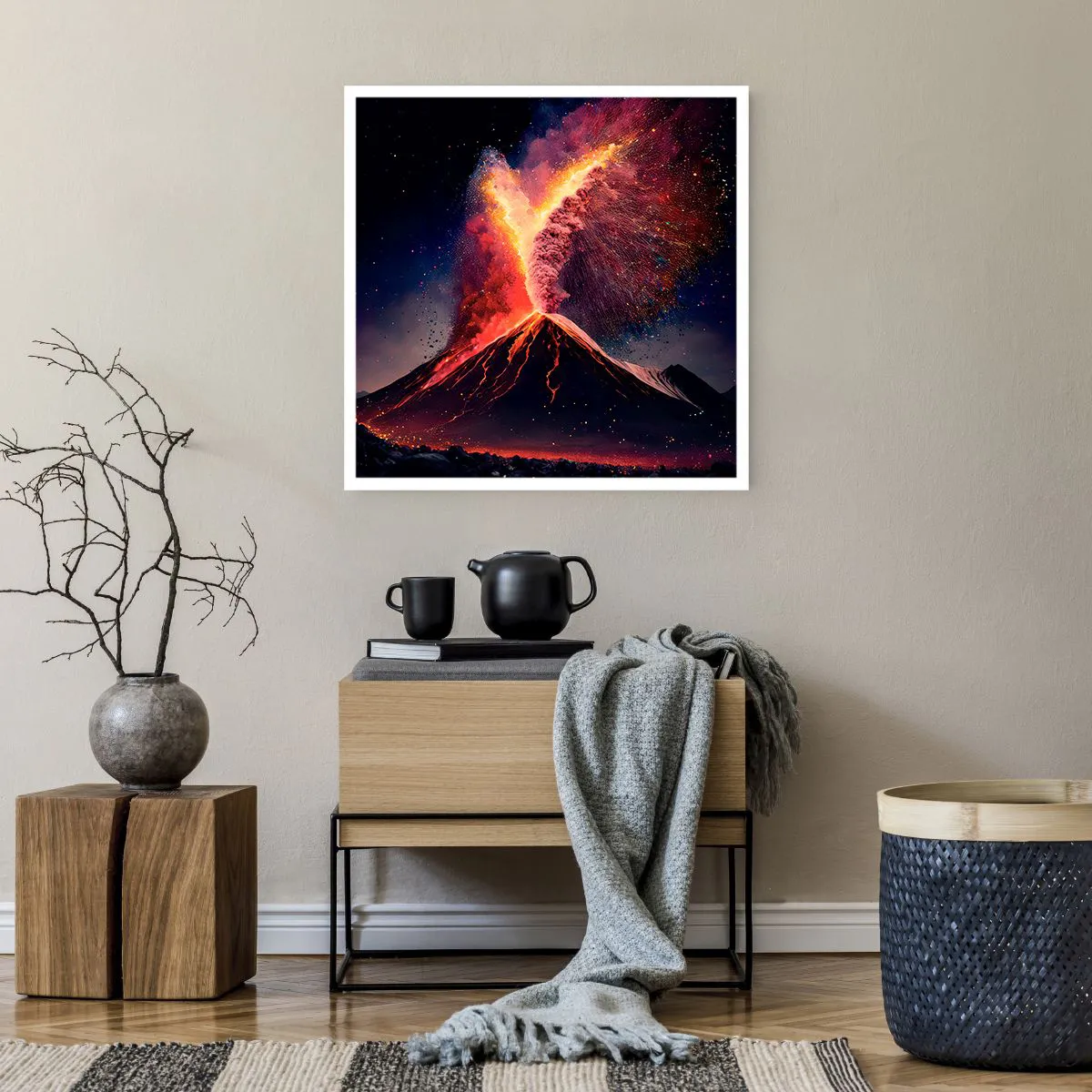 Plagát - Krása a hrôza - 60x60 cm