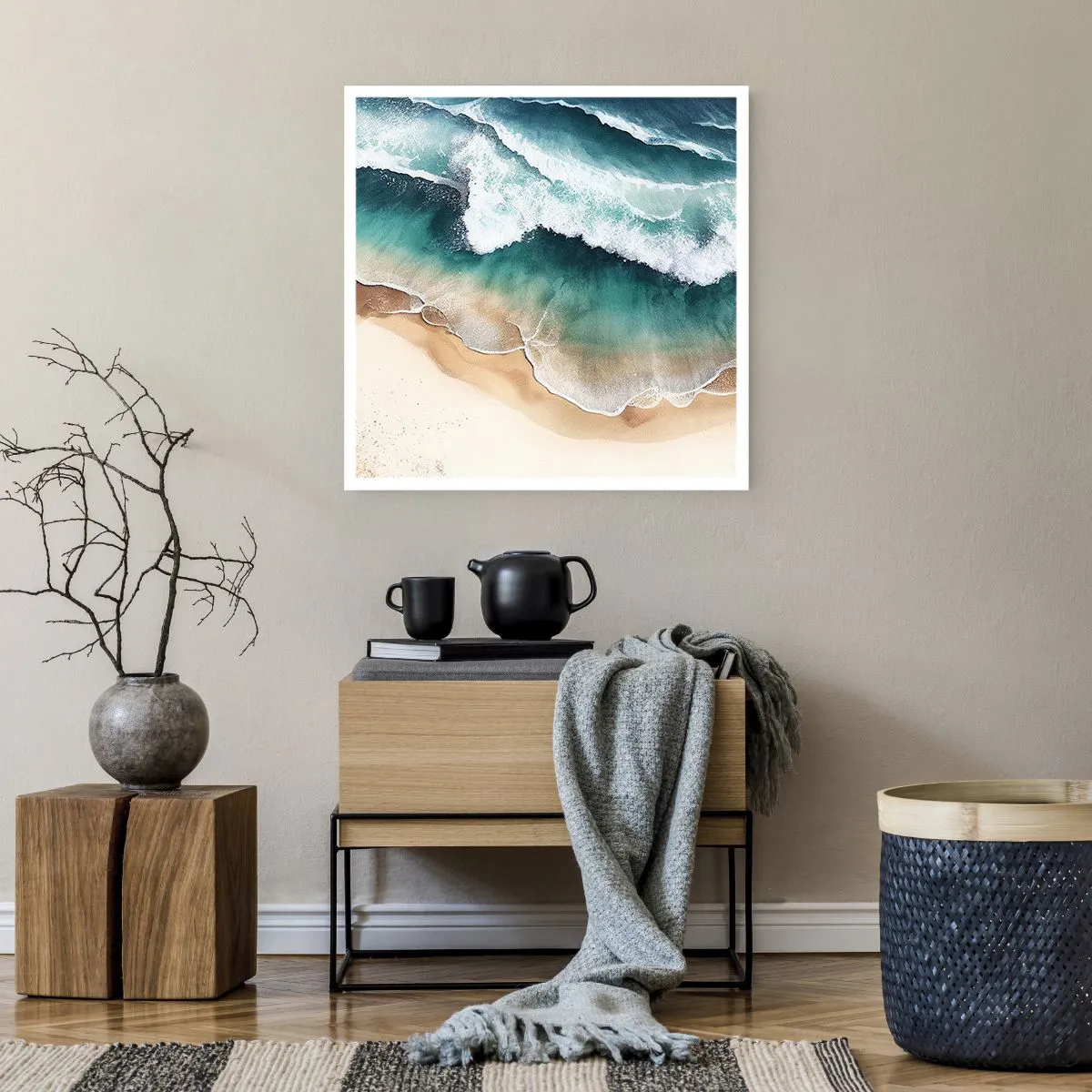 Affisch - Ett evigt möte - 60x60 cm