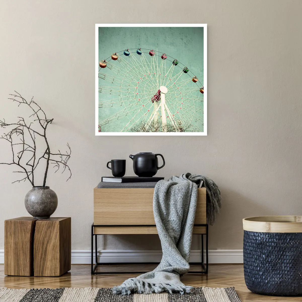 Plakat - Vi inviterer dig til at lege - 60x60 cm