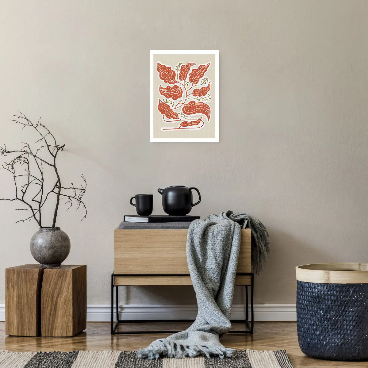 Plagát - Ľudovo a koralovo - 30x40 cm