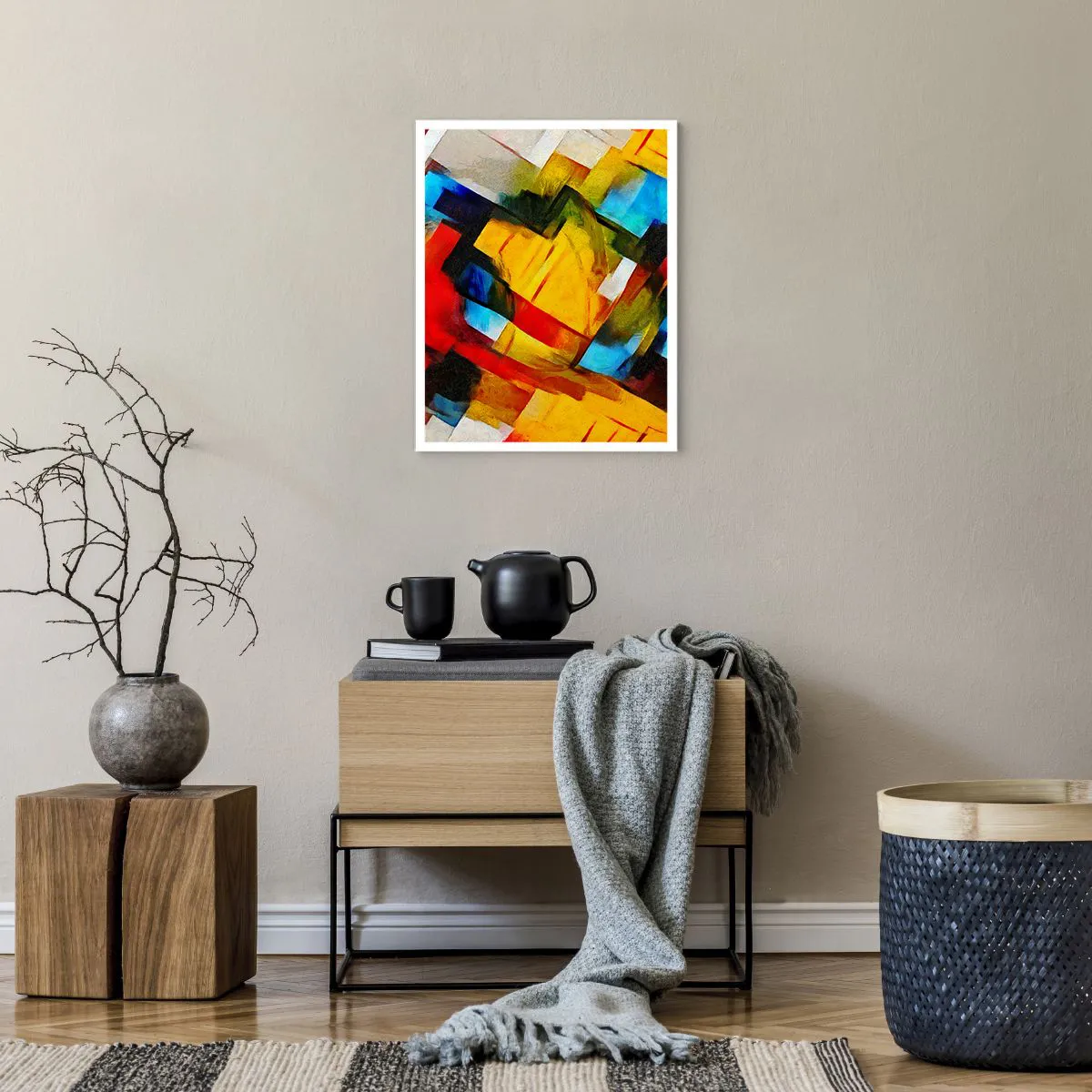 Plakat - Różnobarwny przekładaniec - 40x50 cm