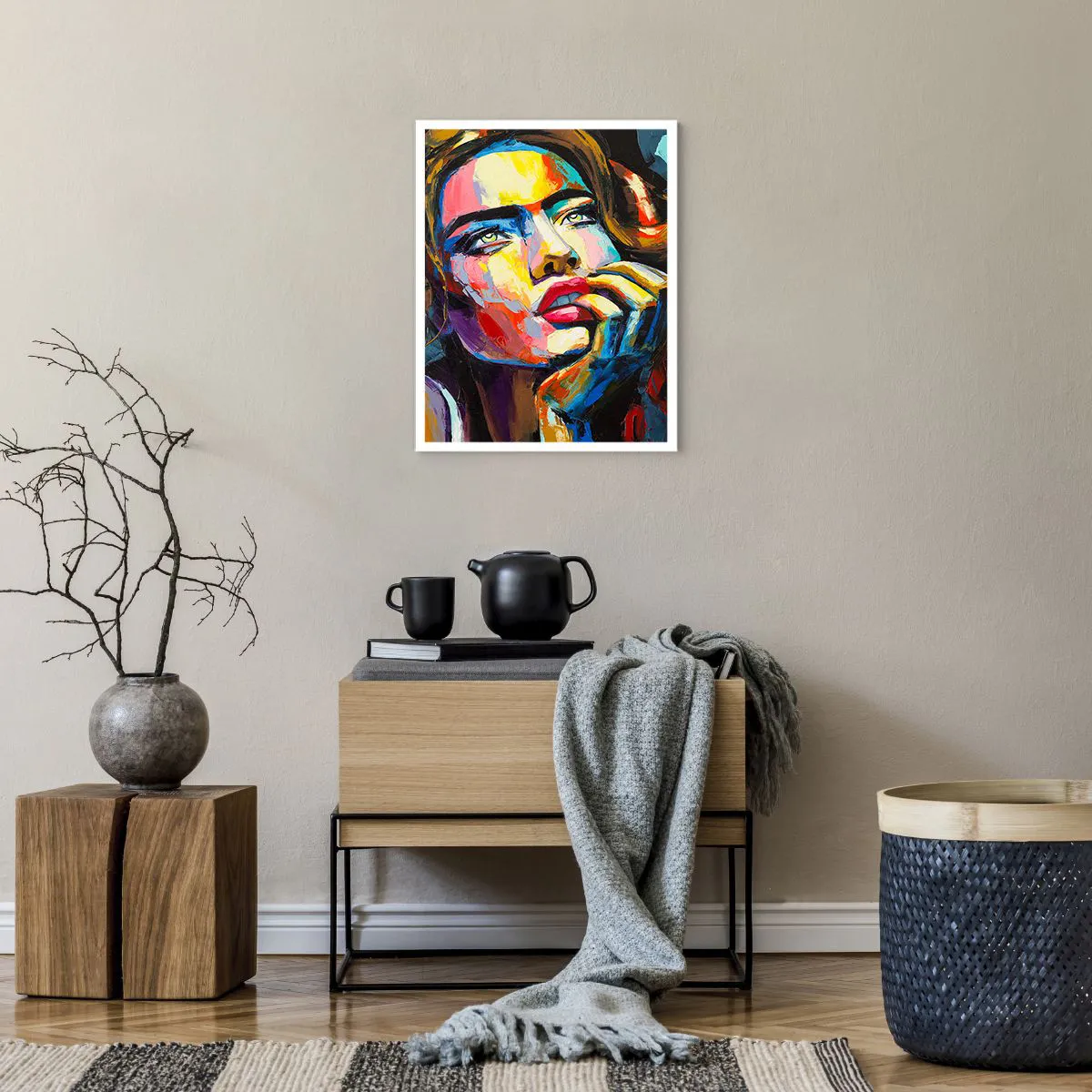 Plakat - Drømme som fugle svæver gennem himlen - 40x50 cm