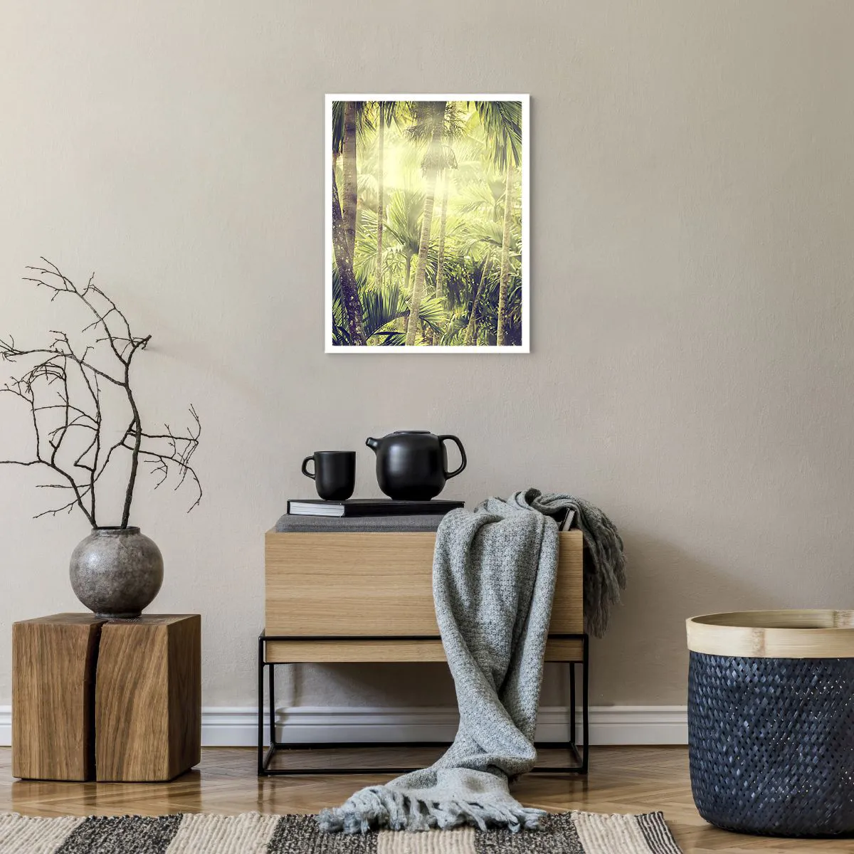 Plakat - I grønne gløder - 40x50 cm