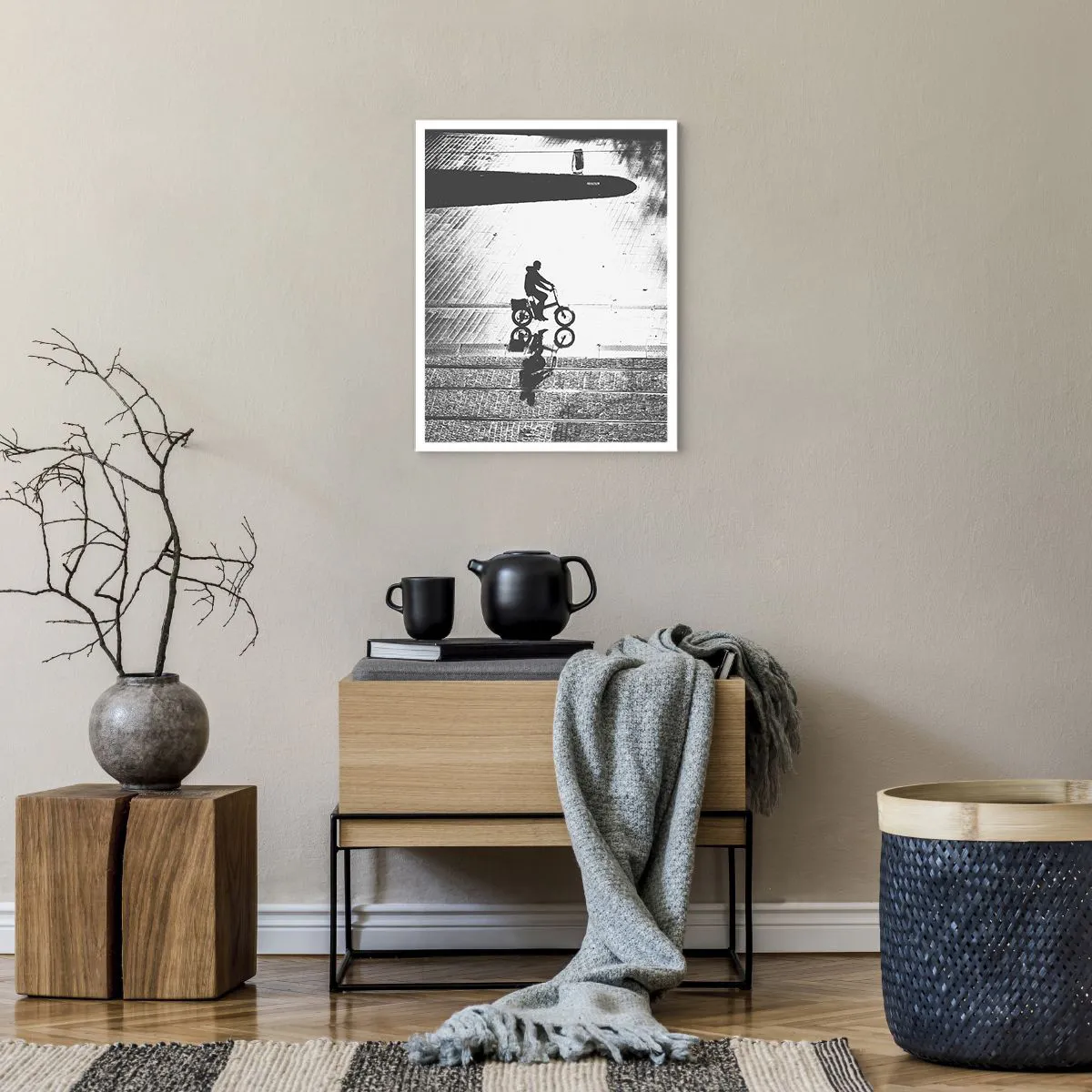 Plakat - Fremad, gennem byen - 40x50 cm