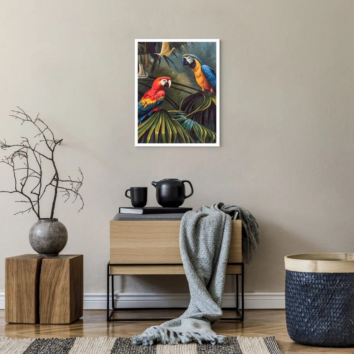 Poster - Romanticism in Tropics - 40x50 cm