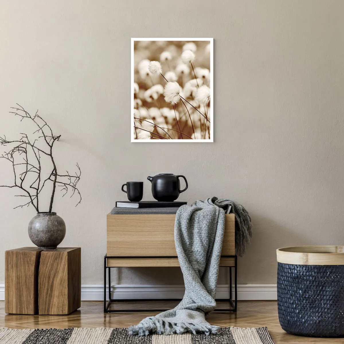 Poster - Flauschiges Kornfeld - 40x50 cm