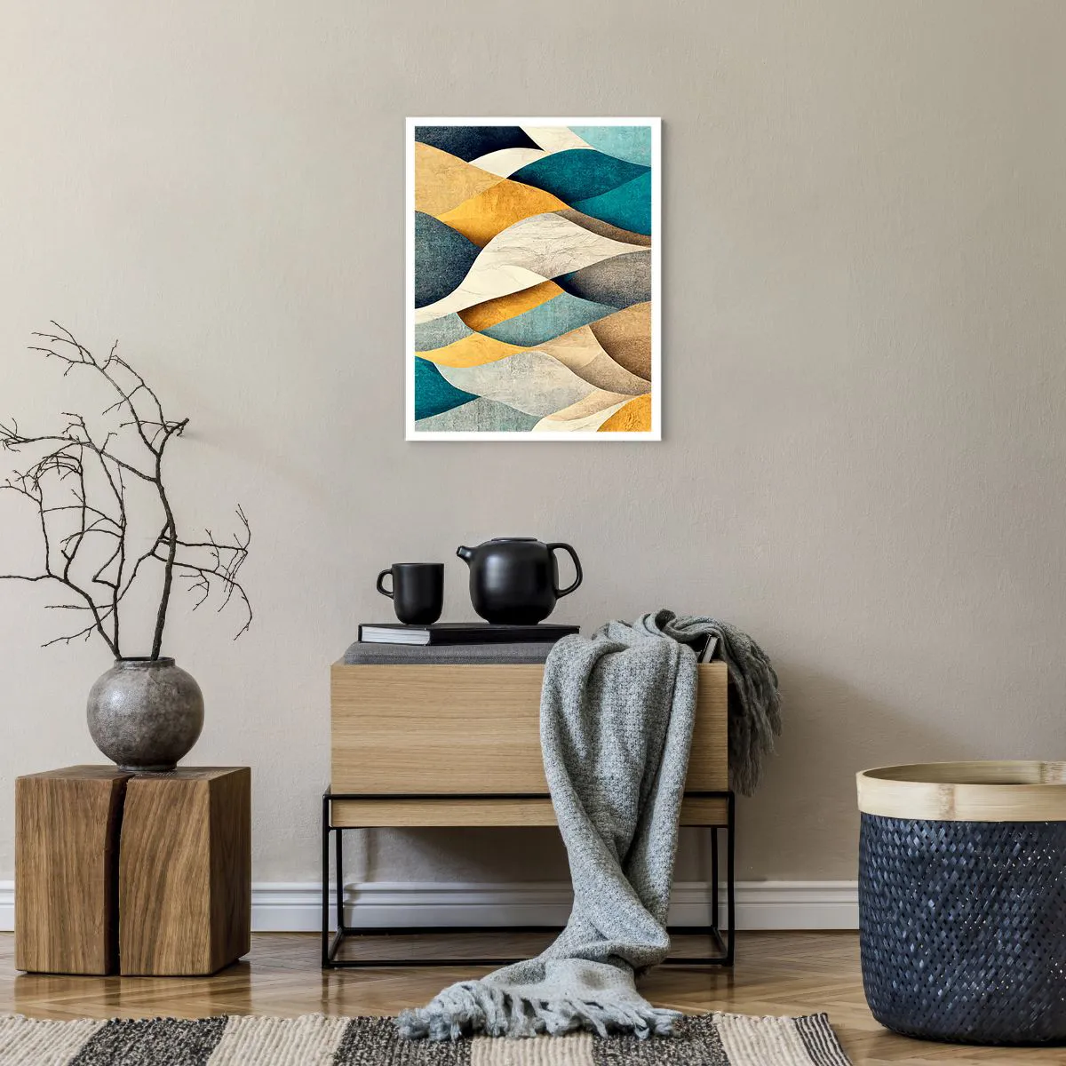 Plakat - Rytme og bølger - 40x50 cm