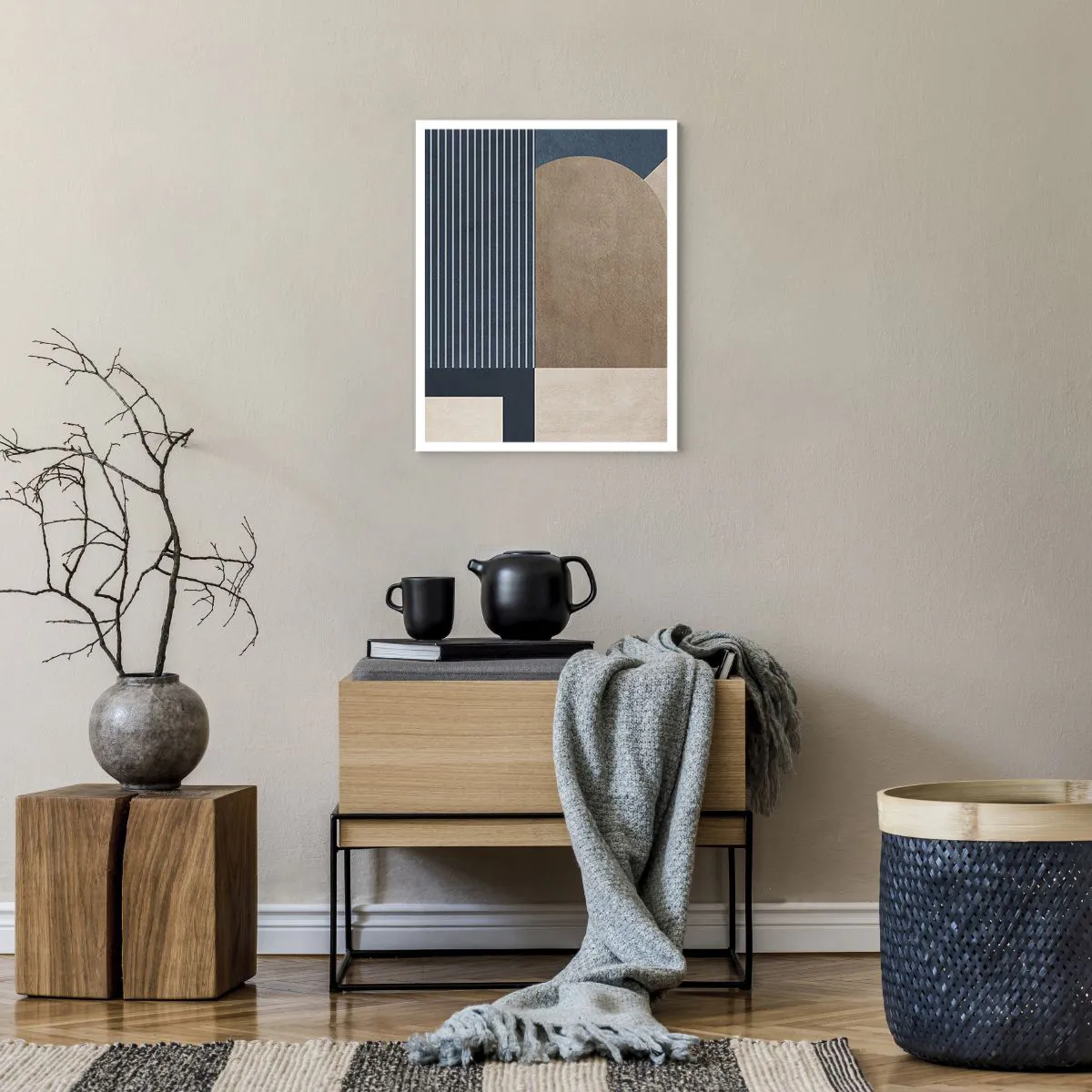 Poszter - Az egyszerűség és a kerekség kompozíciója - 40x50 cm