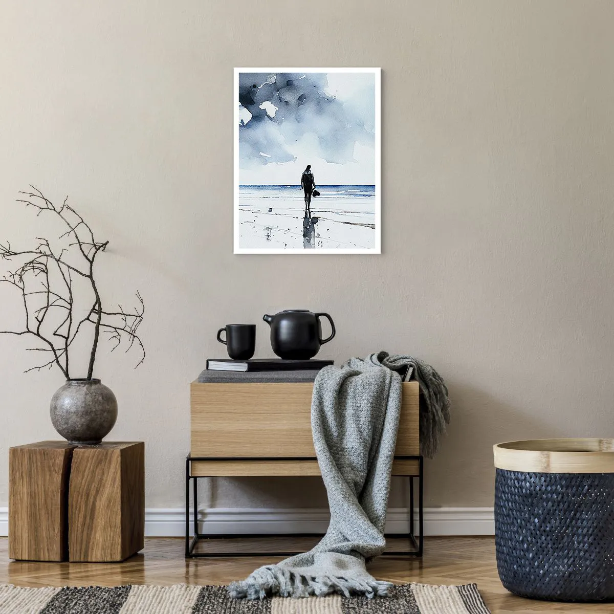 Plakat - Rozmowa z morzem - 40x50 cm