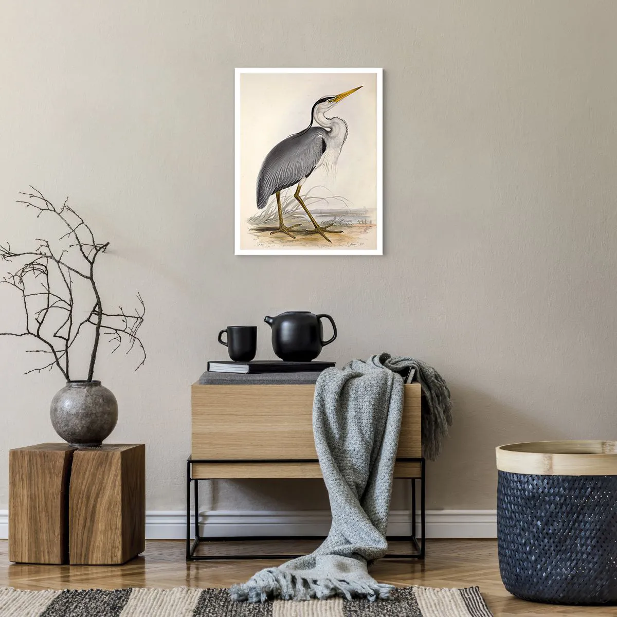 Poster - Farmecul unui stârc - 40x50 cm