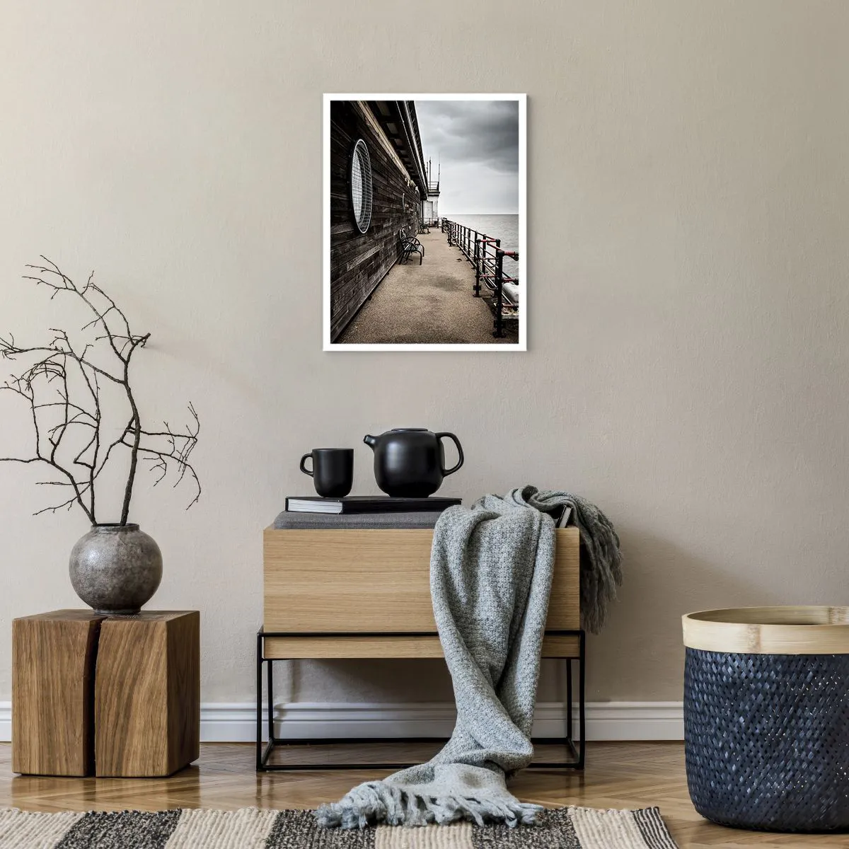 Poster - Die Zeit blieb stehen - 40x50 cm