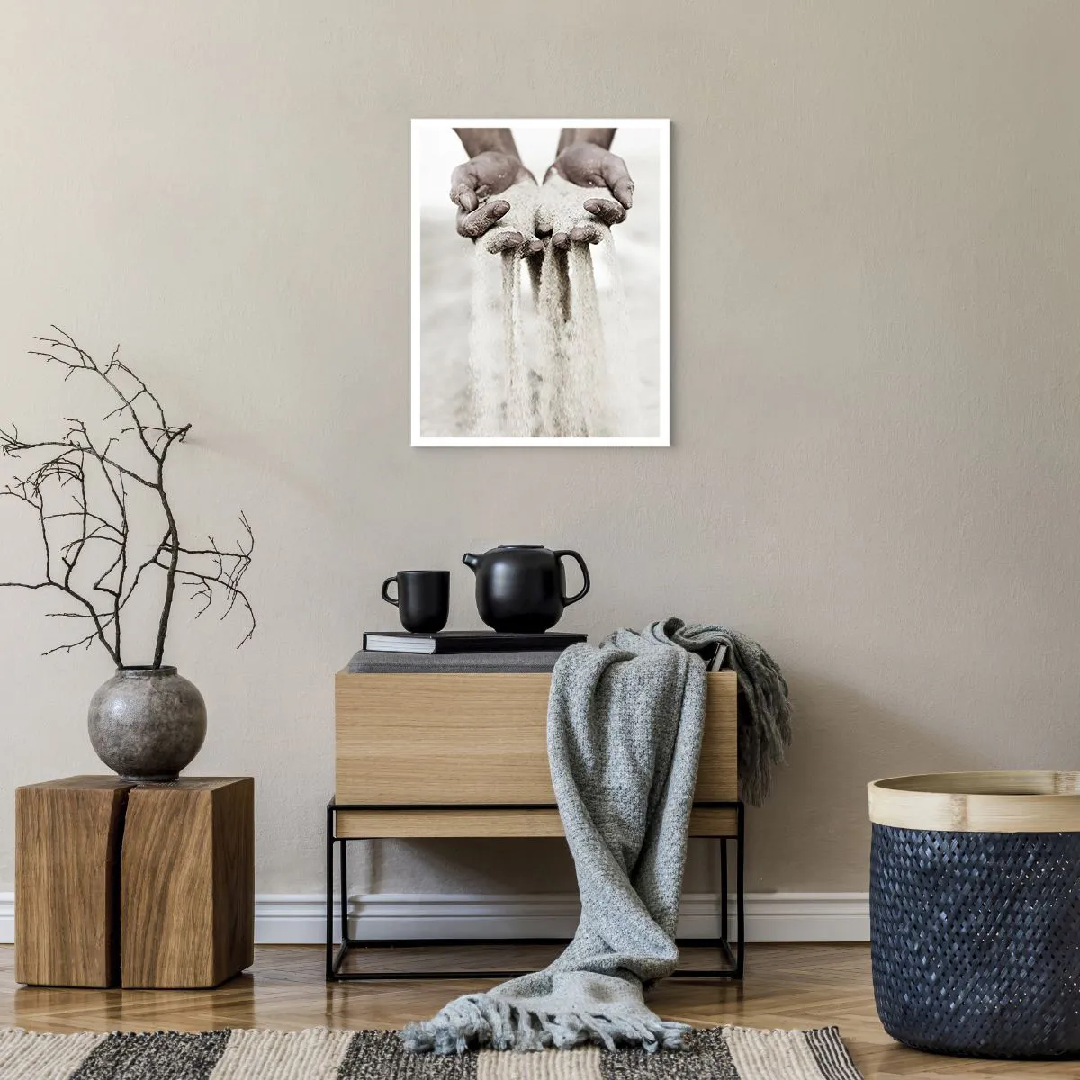 Affisch - Med dessa händer... - 40x50 cm