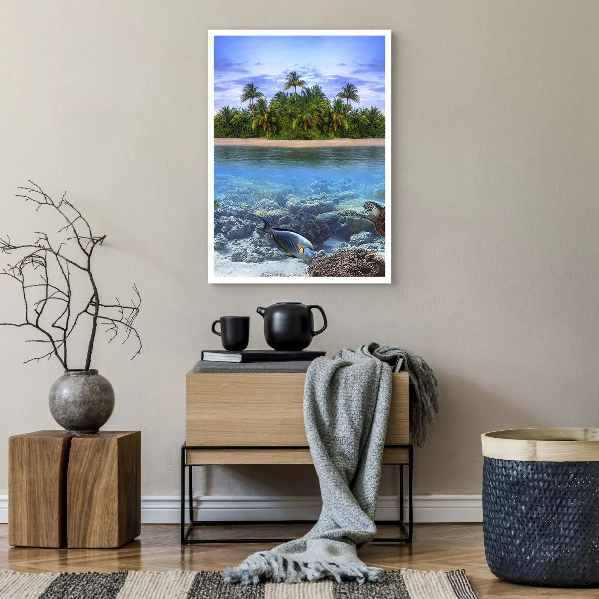 Poster - Heavenly Island Invites You - 50x70 cm