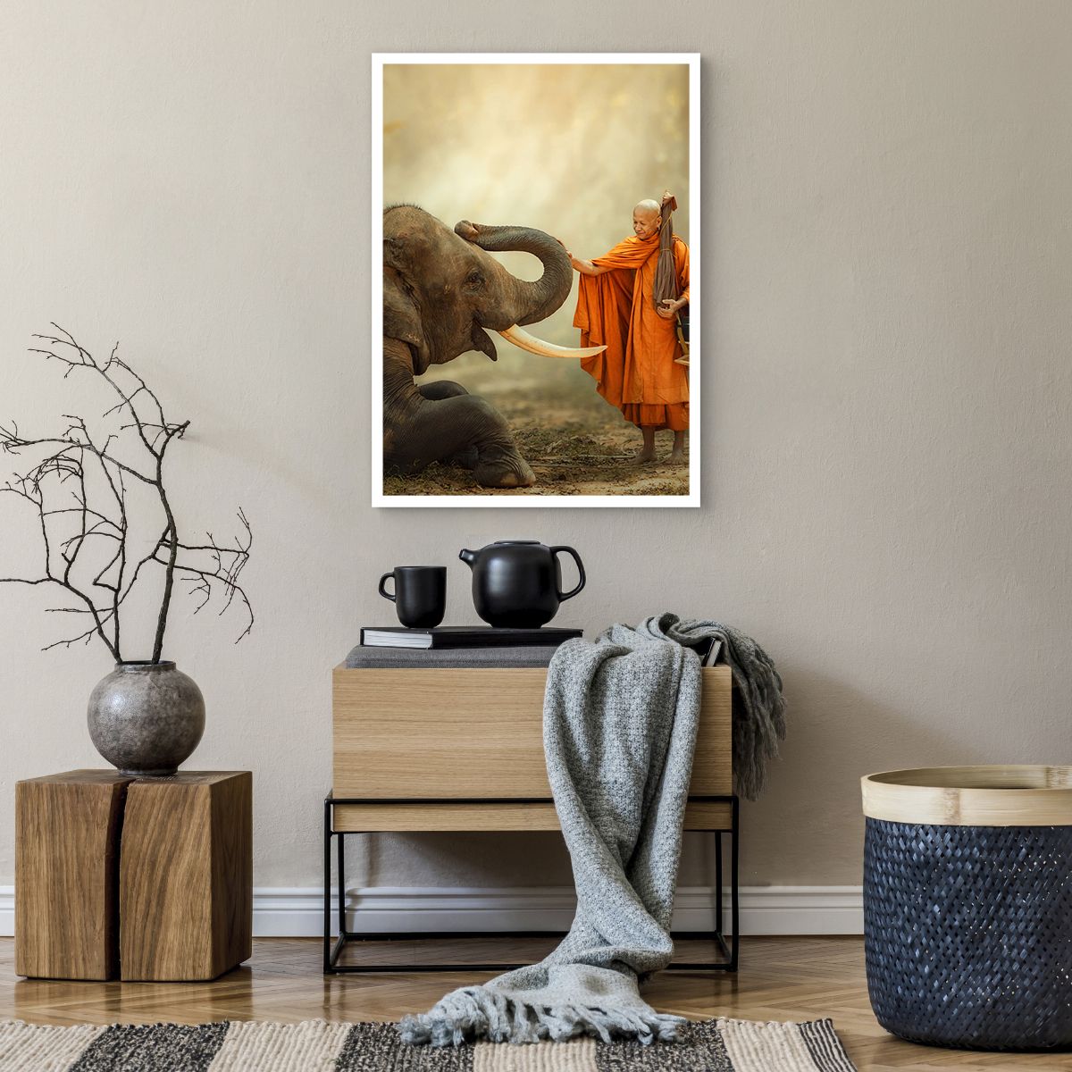 Poster senza cornice 50x70 cm - Incontro nel viaggio - Arttor - Decorazioni  da parete moderne e originali, per il salotto e la camera da letto