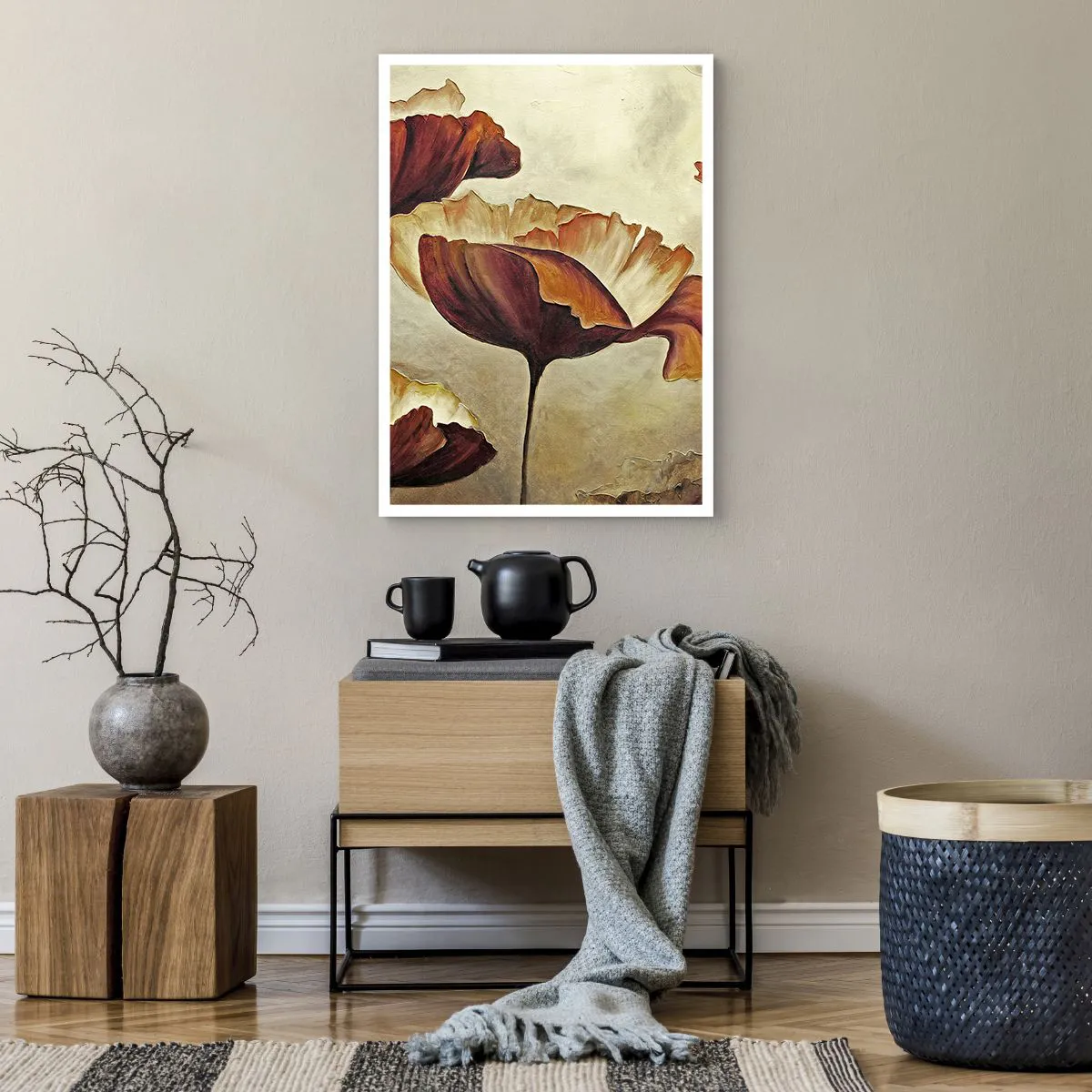 Affisch - Ängsblommor - 50x70 cm