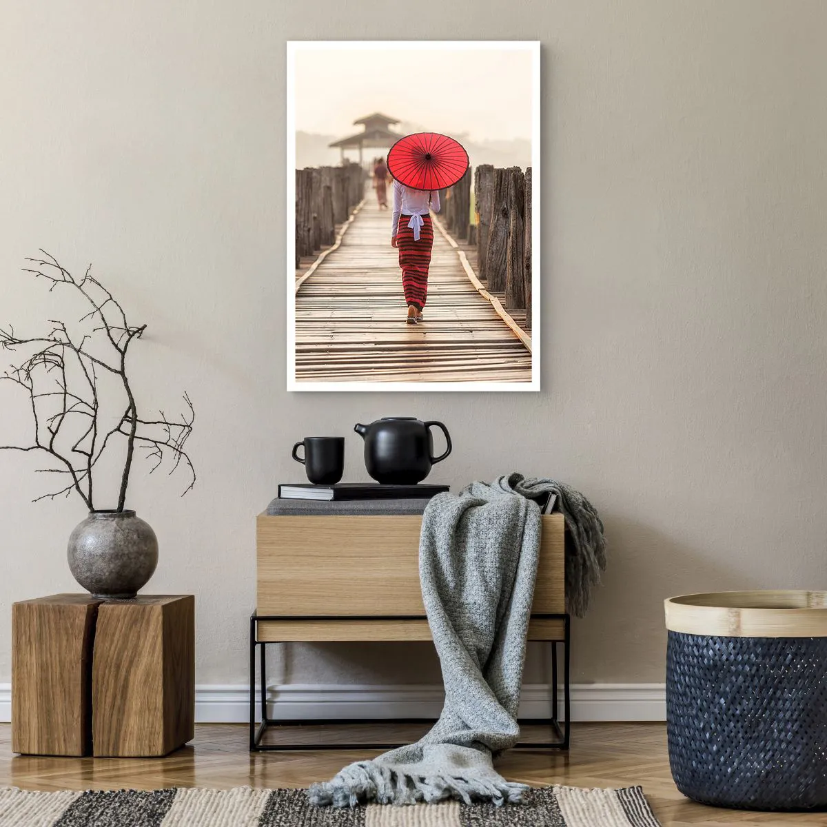 Affisch - På den gamla bron - 50x70 cm