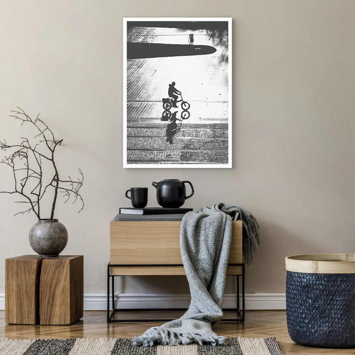 Plakat - Fremad, gennem byen - 50x70 cm