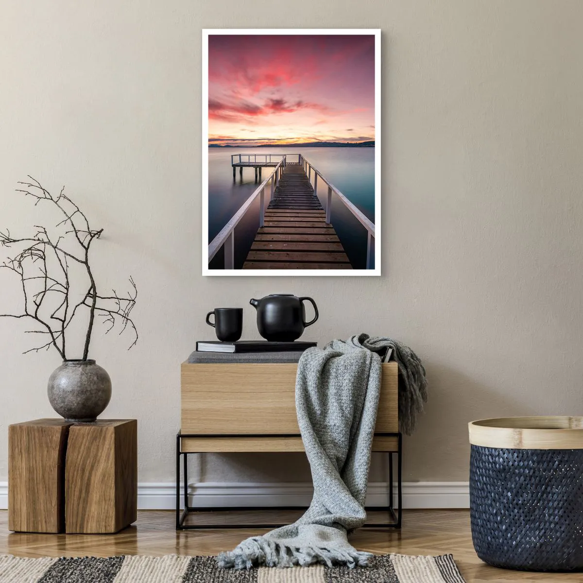 Poszter - Az este szelíd lángja - 50x70 cm