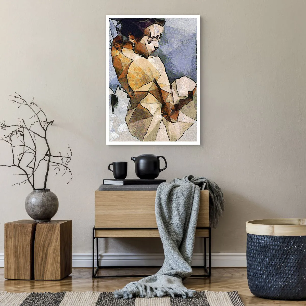 Poster - Fata cubismică - 50x70 cm