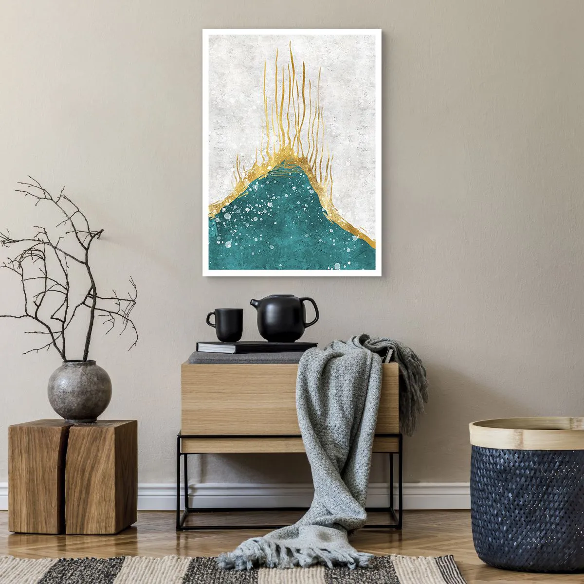 Affisch - Gyllene tidvatten - 50x70 cm