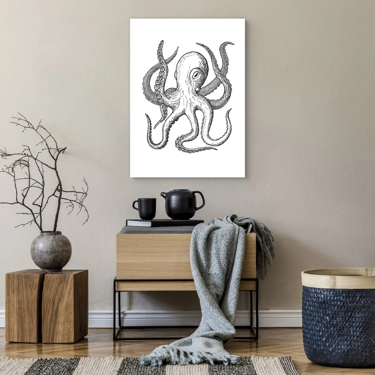 Plakat - Dans med bølger - 50x70 cm