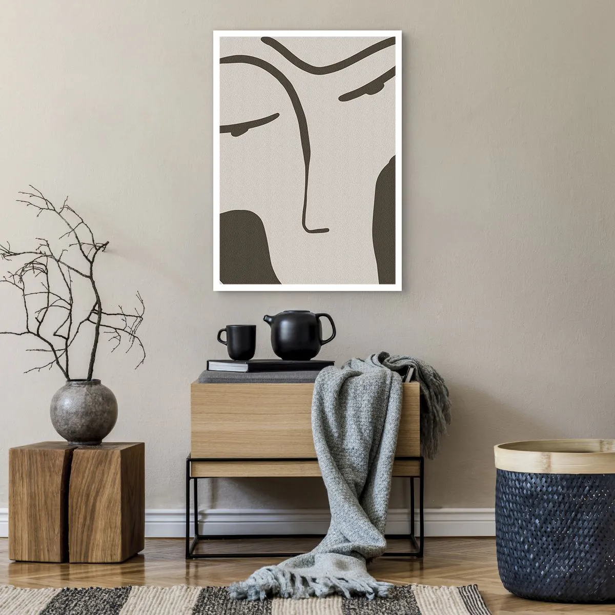 Affisch - Som från en målning av Modigliani - 50x70 cm