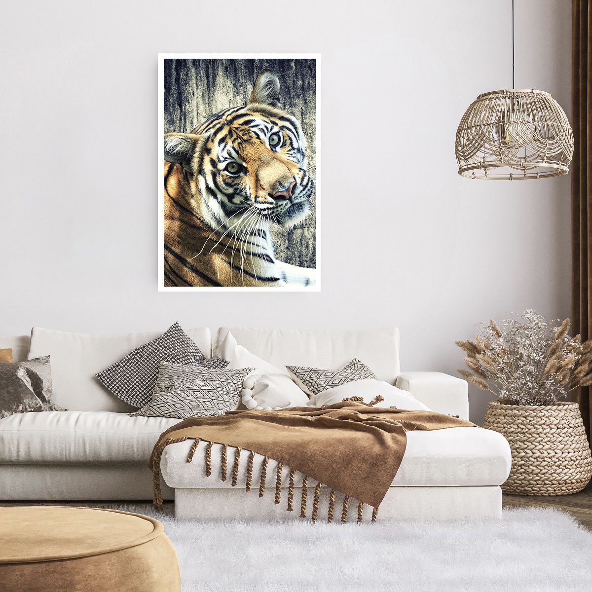 Poster ohne Rahmen Tiere, Poster ohne Rahmen Tiger, Poster ohne Rahmen Afrika, Poster ohne Rahmen Wildes Tier, Poster ohne Rahmen Indien
