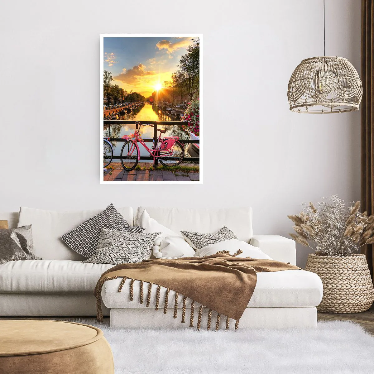 Poster - Spring Morning in Amsterdam - 61x91 cm