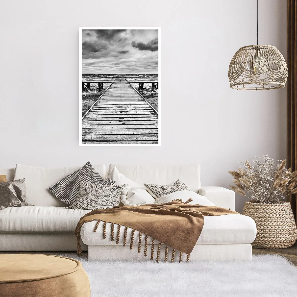 Plakat - Czekam na wiatr, co rozgoni… - 61x91 cm