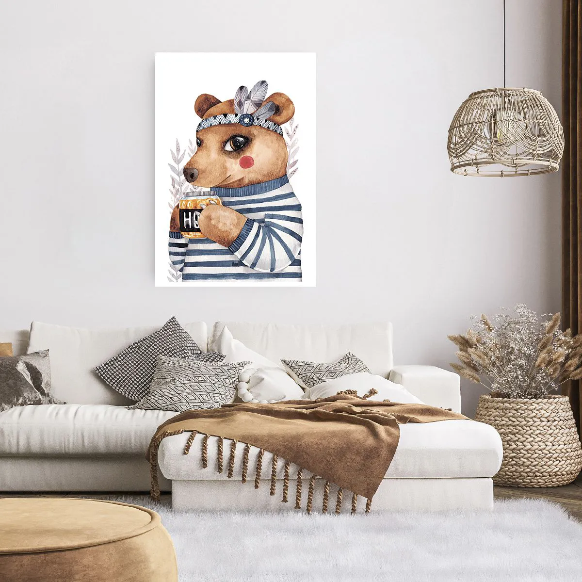 Poster - Sweet Lady Bear - 61x91 cm