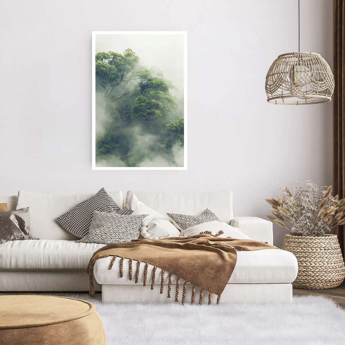 Affiche - Poster - Enveloppé de brouillard - 61x91 cm