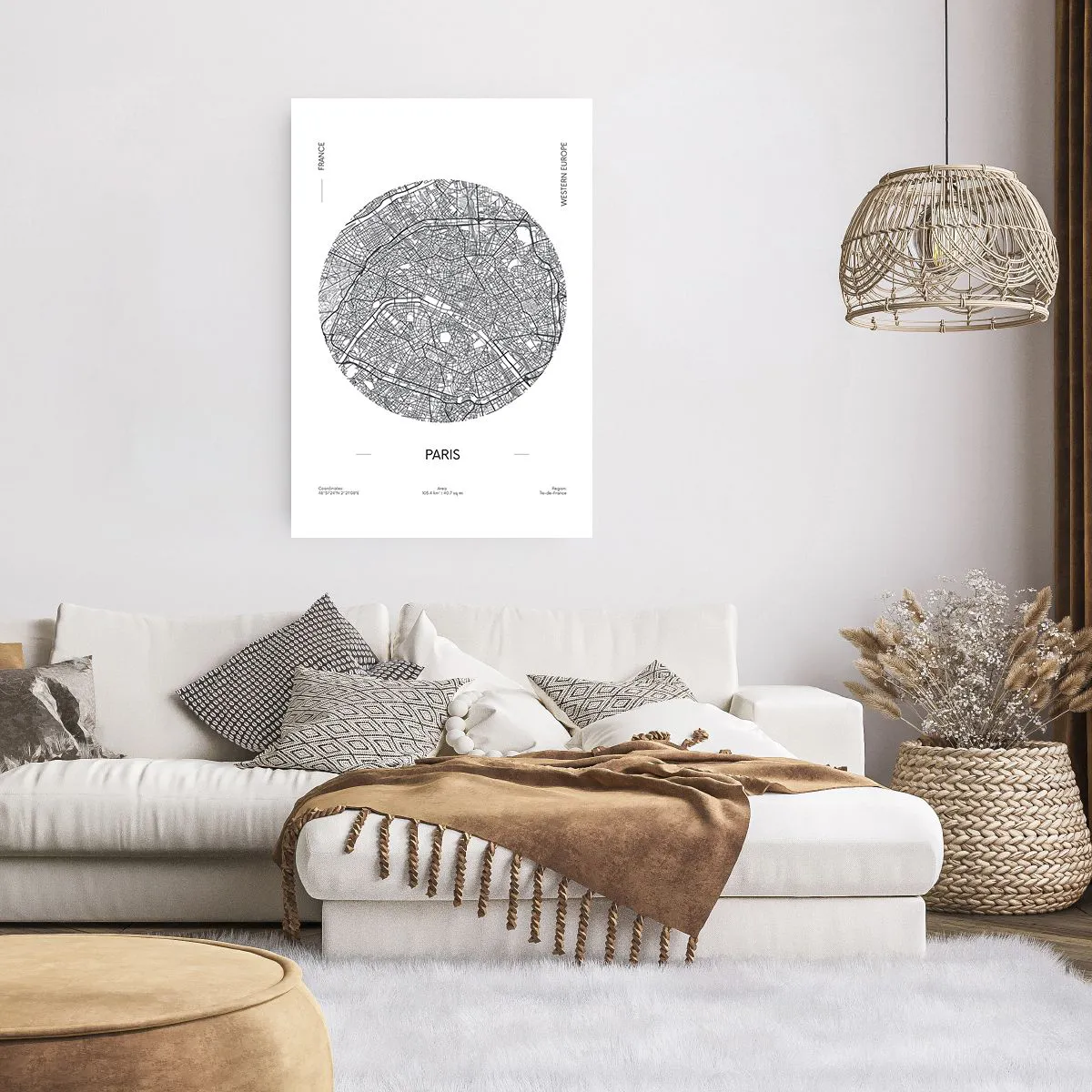 Plakát - Anatomie Paříže - 61x91 cm