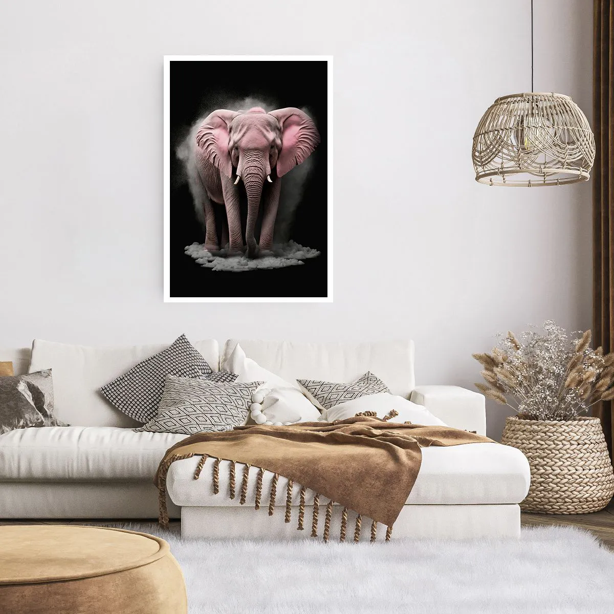 Poster - Non pensare all'elefante rosa! - 61x91 cm