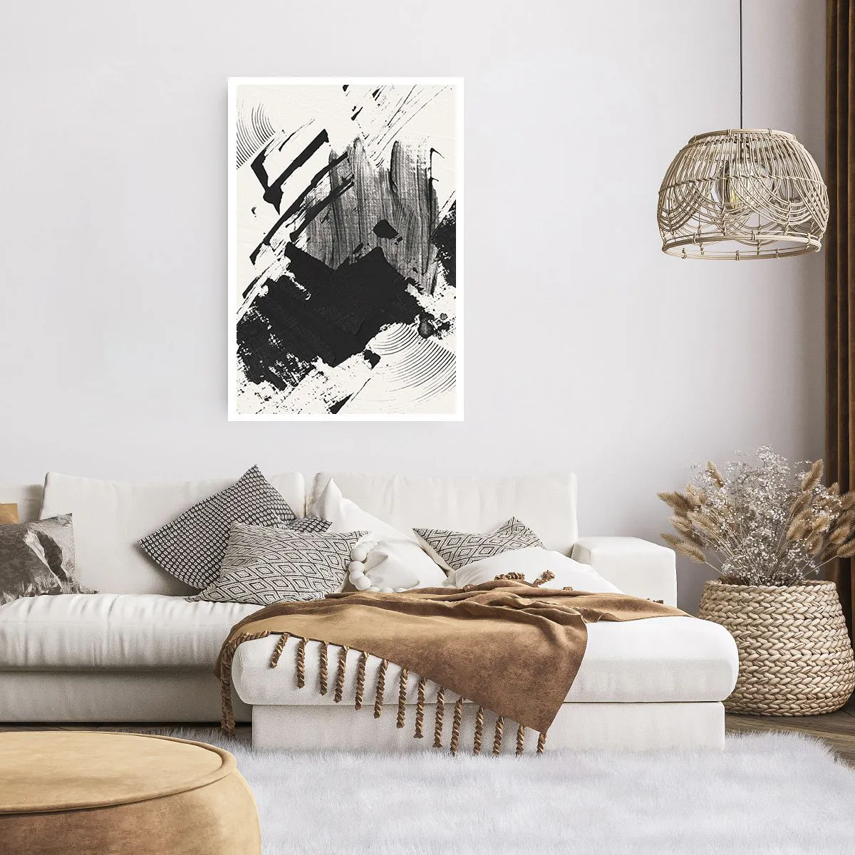 Poster - Abstract - Expression of Black - 61x91 cm