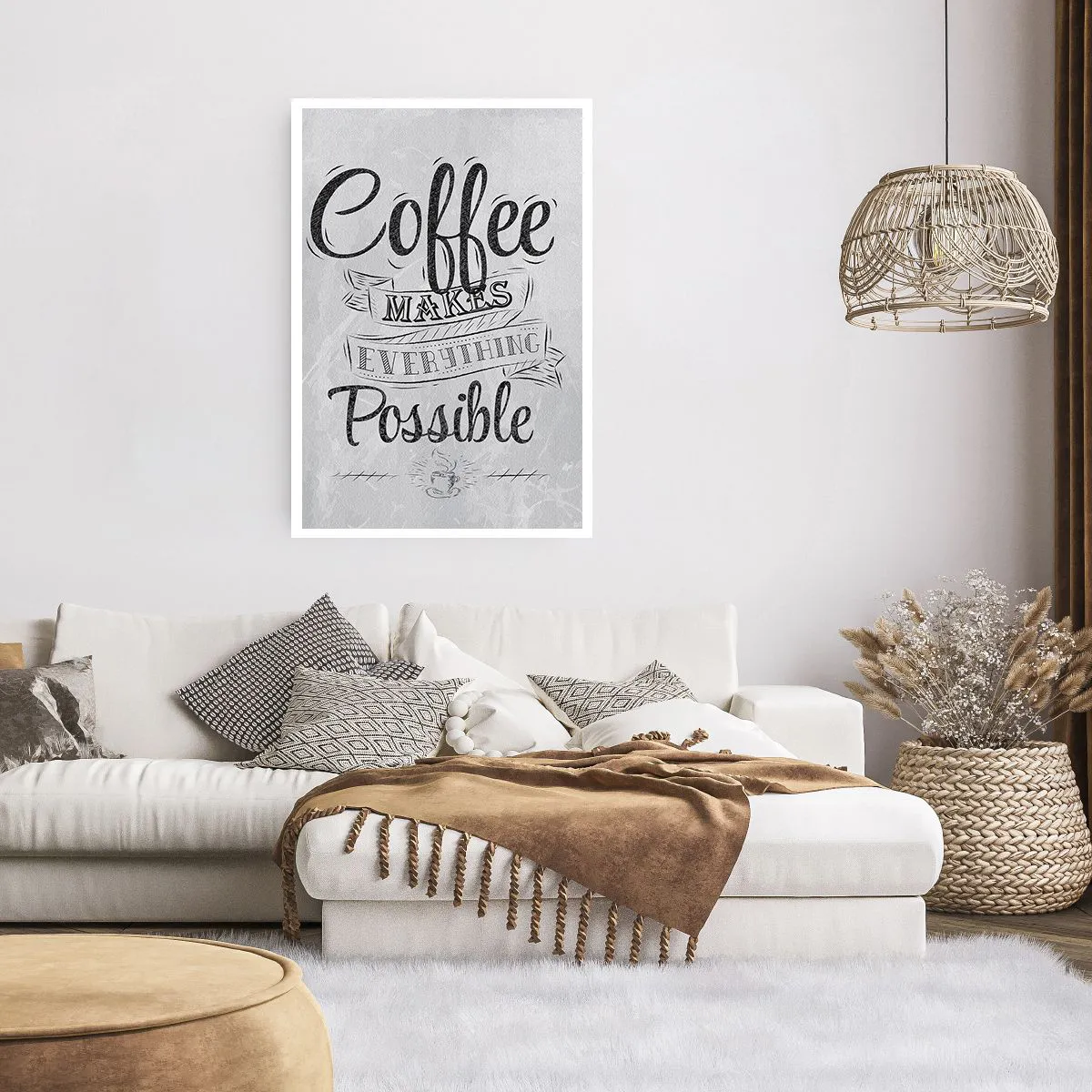 Poster - Wie kann man Kaffee nicht lieben? - 61x91 cm