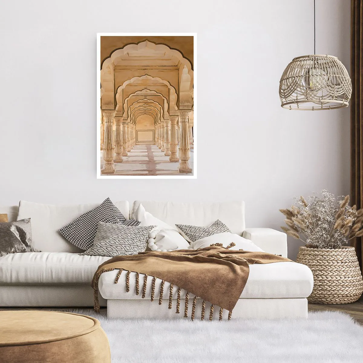 Affiche - Poster - Dans le palais du maharaja - 61x91 cm