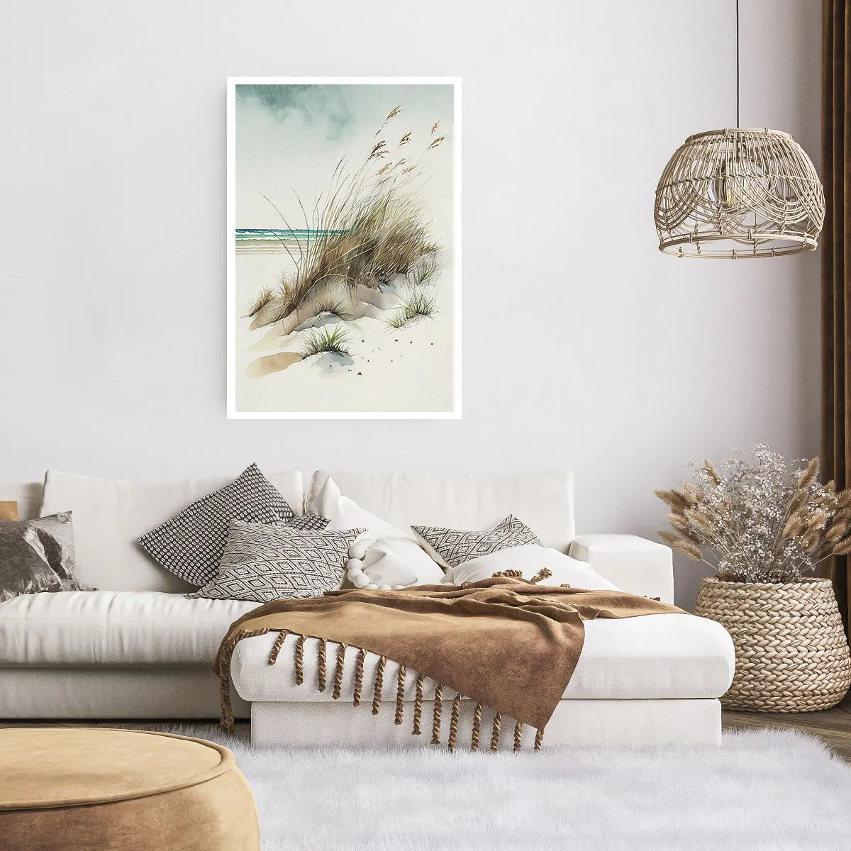 Poster - Mit Sand bedeckt - 61x91 cm