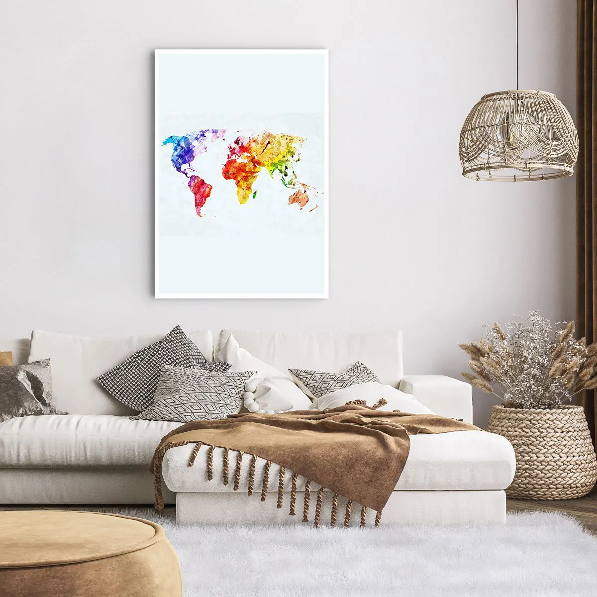 Affisch - Världens alla färger - 70x100 cm