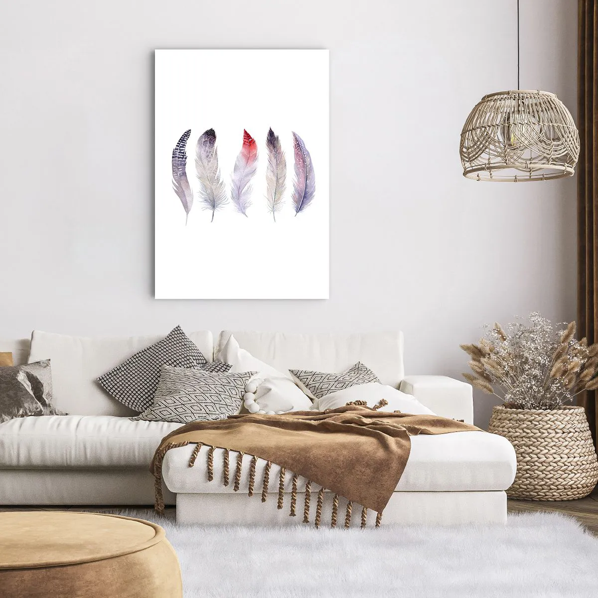 Plakat - Delikatne jak różnobarwna mgła - 70x100 cm