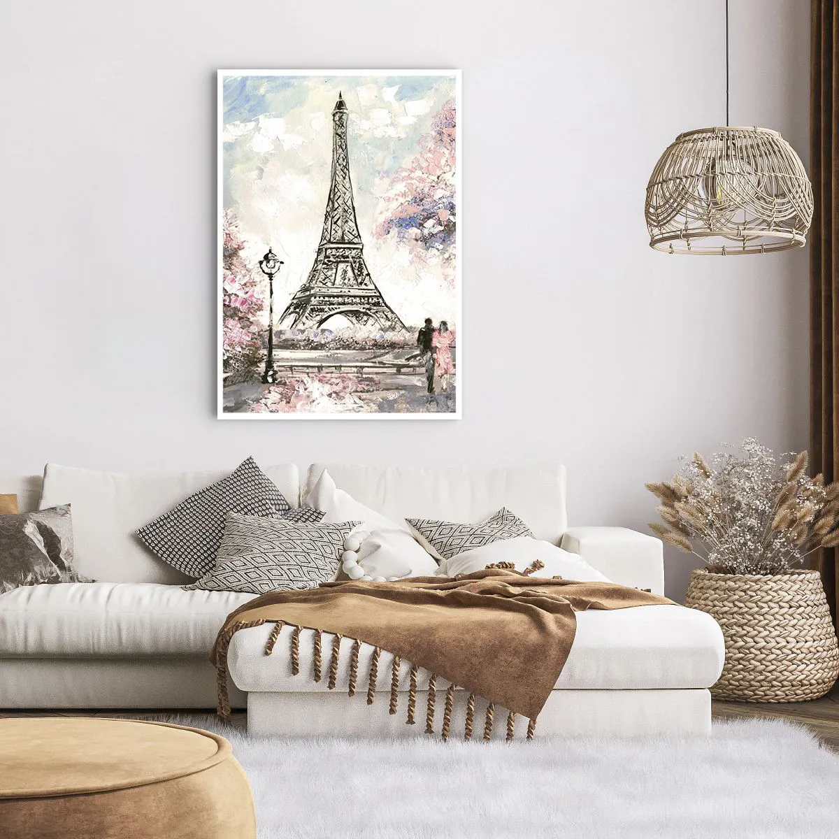 Plakat - Kwietniowy spacer po Paryżu - 70x100 cm